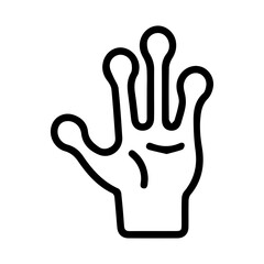 Obraz premium Hand gesture icon