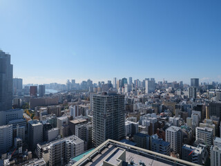 Naklejka premium 東京都の眺望