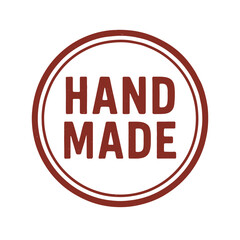 handmade icon logo seal vector on white background
Vector stamp icon