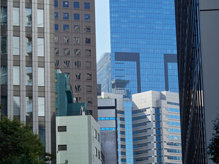 東京都心の高層ビルの都市景観の風景 © zheng qiang
