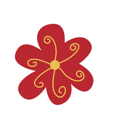 Chinese New Year 2026 element vector