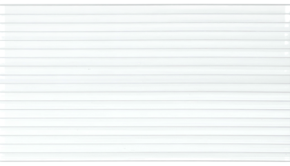 A close-up of a tightly-layered white surface with horizontal, parallel lines