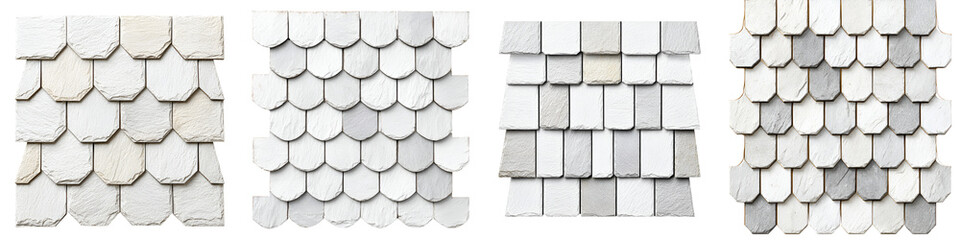 Roof Shingle Collection: Architectural Texture and Building Material