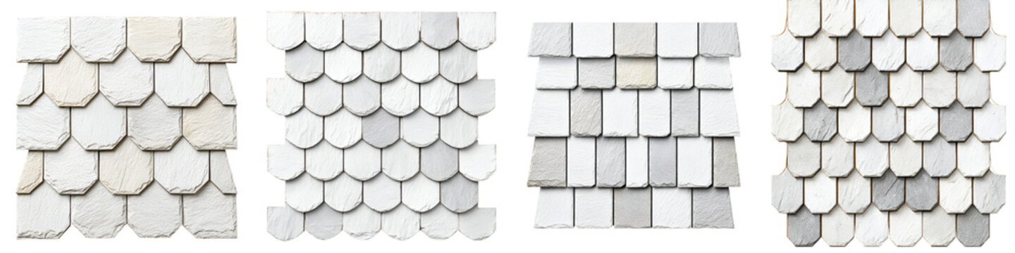 Roof Shingle Collection: Architectural Texture and Building Material