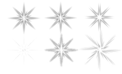 Light Sparkle and Lens Flare Effect Overlay, Transparent Background, Collections