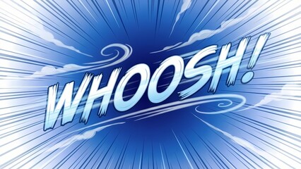 WHOOSH! Speed Comic Wind Text Effect