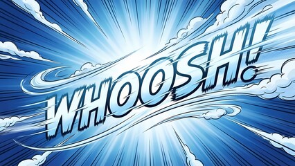 WHOOSH! Speed Comic Wind Text Effect