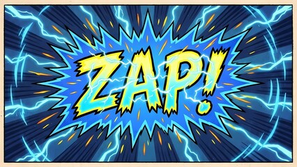 ZAP! Electric Comic Text Effect