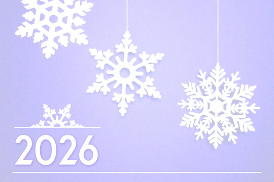 눈모양 배경에 2026년 글자이미지