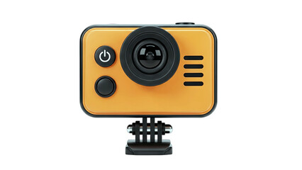 Fototapeta premium Action Camera Isolated on White Background