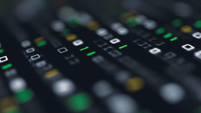 A close-up captures the abstract representation of the binary code with a digital focus. A fusion of technology and abstract art. - Powered by Adobe