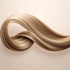 Blonde Hair Extensions in a Smooth Wavy Pattern Display