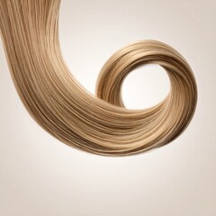 Blonde Hair Extension or Wig with Smooth Curly Texture