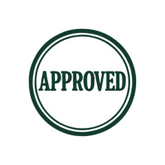 Approved icon logo seal vector on white background
Vector stamp icon