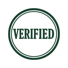Verified icon logo seal vector on white background
Vector stamp icon