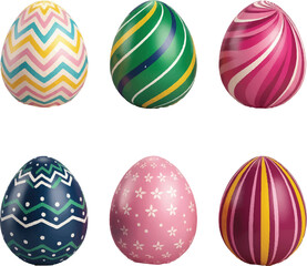 colorful easter eggs