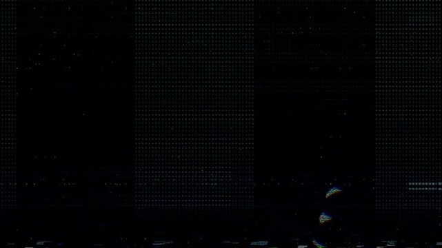 Analog Static Noise texture. Monochrome, black and white offset flickering noise. Screen damage TV effect