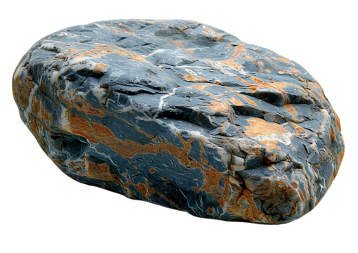 Grounding anxiety stone with temperature sensitive texture Isolated on a transparent background - Powered by Adobe