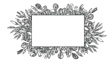 A bunch of flower on isolated transparent background, vector illustration