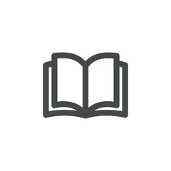 Trendy Book Education School Icon Vector Logo Template