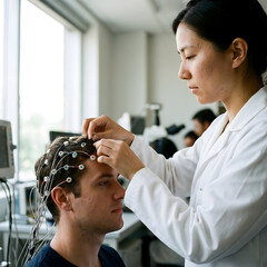 EEG: Electroencefalograma en laboratorio m&eacute;dico