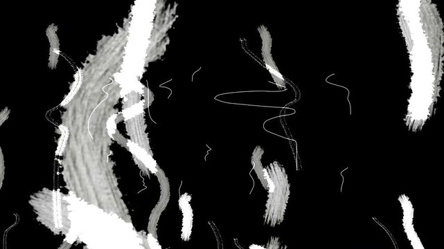 Winter holiday doodle video. Film Doodle animation