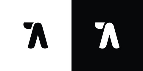 Modern and unique 7A logo design