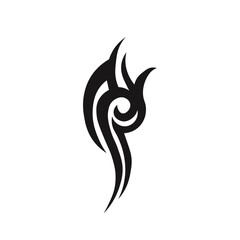 This elegant black and white floral design is ideal for decorative borders, logos, or vintage-inspired graphic designs, featuring intricate detailing and curved leaves