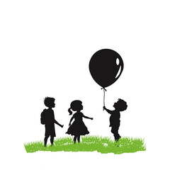 Charming ornamental floral design celebrating joy, innocence, and happiness of children