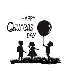 Charming ornamental floral design celebrating joy, innocence, and happiness of children