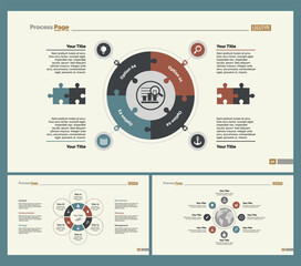 Three Logistics Slide Templates Set
