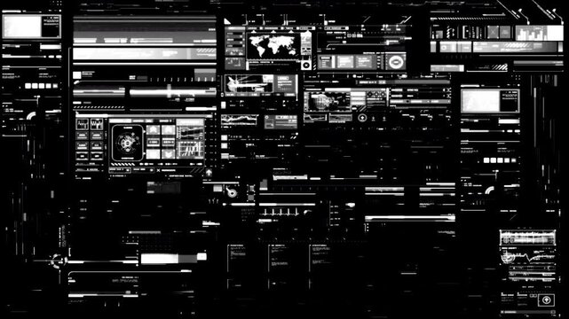 Hi Tech digital infographic technologies futuristic HUD element flash fx for your projects.