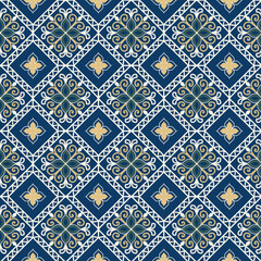 seamless pattern with geometric elements