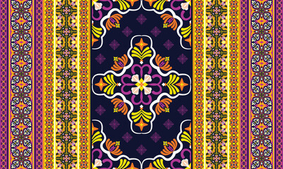 African ethnic native pattern.Traditional kente,ankara,kitenge,chitenge,capulana african wax print fabric pattern.Abstract vector motif pattern.For fabric,clothing,blanket,carpet,woven,wrap,decoration