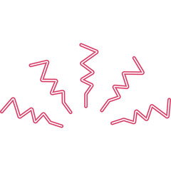 Hand Drawing Neon Rays