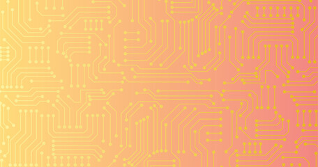 technology background with hi-tech digital data connection system and computer electronic design. 