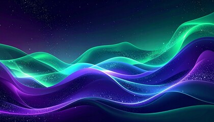 Galactic Flow A 4K Abstract Background with Cosmic Hues of Indigo and Violet