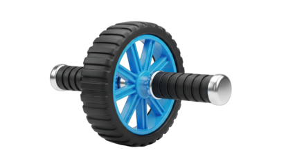 Ab Wheel Isolated on White Background