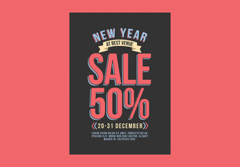 New Year Sale Flyer