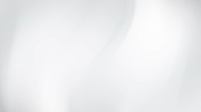animated abstract white and gray gradient background suitable for presentations, web design, wallpapers. Dynamic blurred white and gray colors with light variations for versatile use.