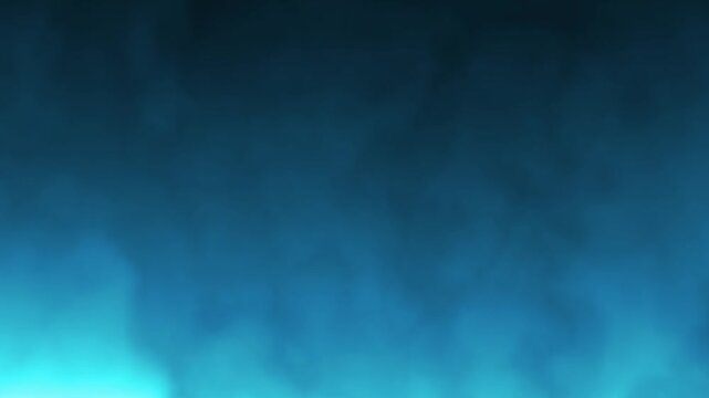 Cyan Fog Background Animation for Dramatic Scene Atmosphere