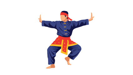 Energetic Traditional Cultural Dance Performance with Vibrant Costume and Dynamic Movement