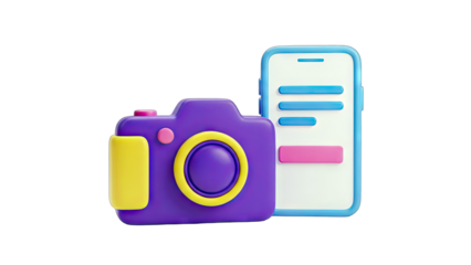 3D Camera and Smartphone: Social Media Concept