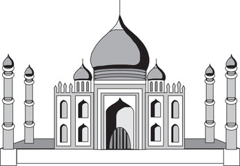 tajmahal vector