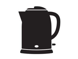 Fototapeta premium Kettle icon white background.