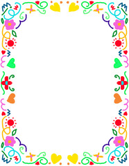 Elegance Victorian Red Heart Frames Drawings with bow and ribbons in vintage coquette girly style. Hand-drawn baroque line borders for Valentine's Day cards, Wedding invitations	