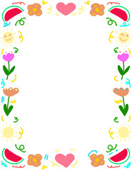 Elegance Victorian Red Heart Frames Drawings with bow and ribbons in vintage coquette girly style. Hand-drawn baroque line borders for Valentine's Day cards, Wedding invitations	