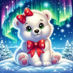 christmas teddy bear