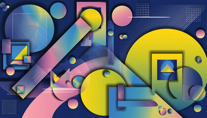 Obraz premium colorful numbers background