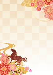 2026年度　午年　年賀背景